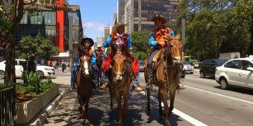 Dia Mundial Sem Carro tem protesto e até passeio a cavalo na avenida Paulista