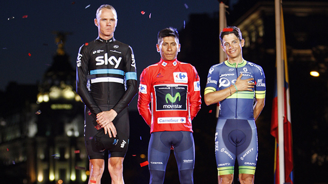 Quintana superou o tricampeão do Tour de France, Chris Froome, para vencer Vuelta a España 2016/ Javier Belver