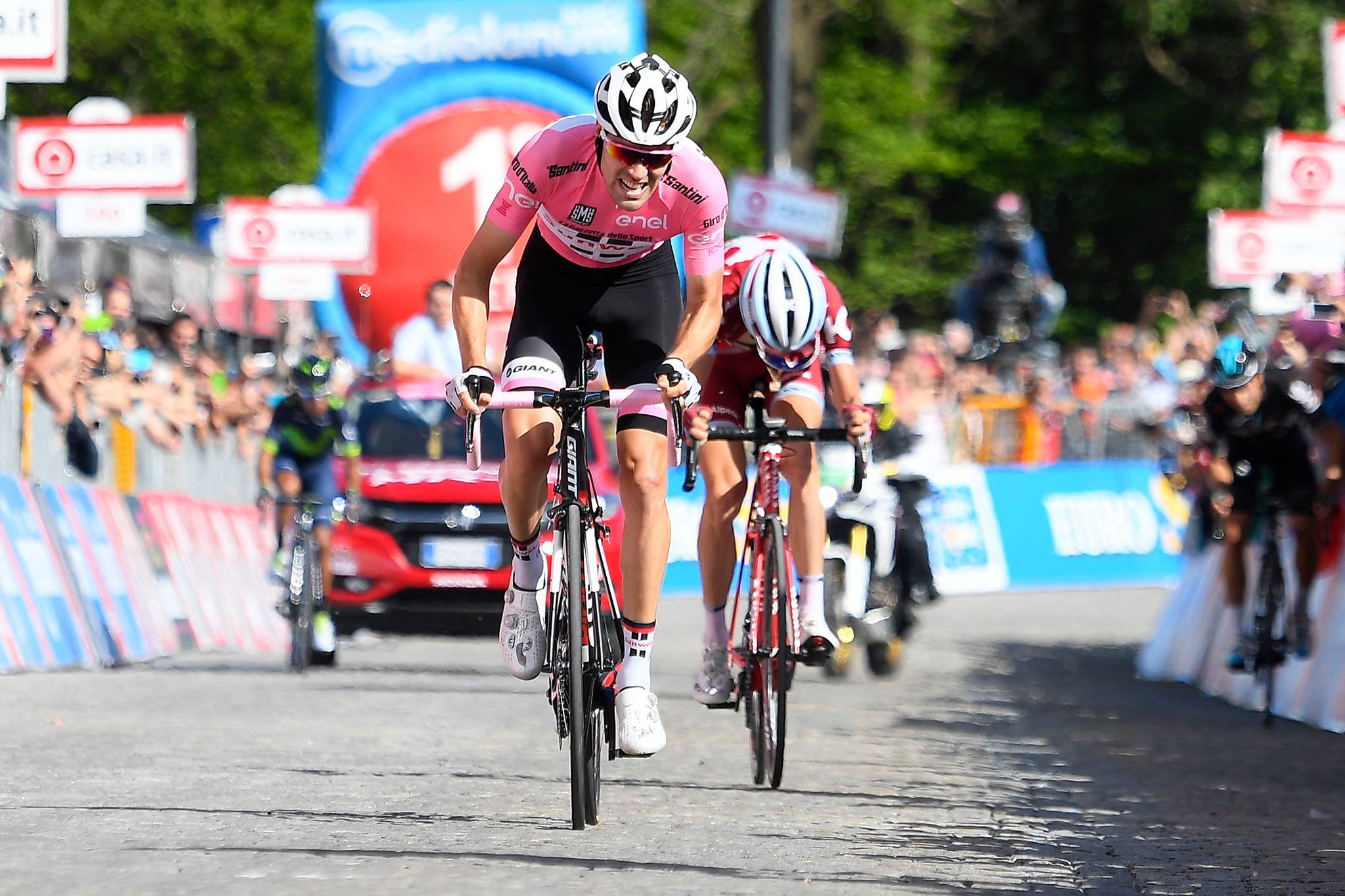 Tom Dumoulin é o atual líder da classificação geral do 100º Giro d'Italia / © Divulgação