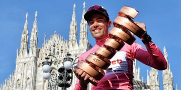 Nem a dor de barriga impediu a façanha de Tom Dumoulin no 100º Giro d’Italia