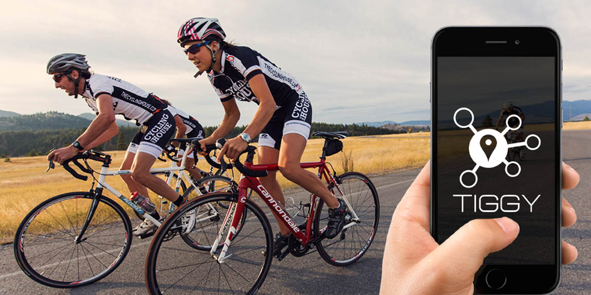 Novo aplicativo Tiggy ajuda os ciclistas a organizarem a agenda/ © Divulgação