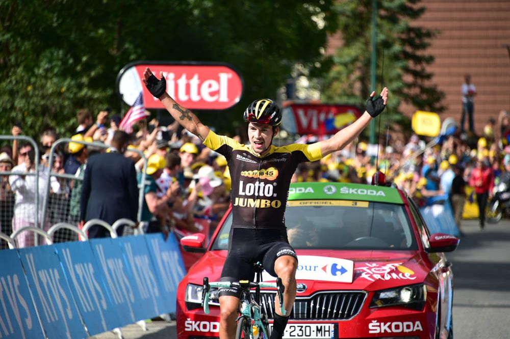 Essa foi a primeira vitória em uma etapa de Tour de France para o eslovaco / © ASO/Pauline Ballet