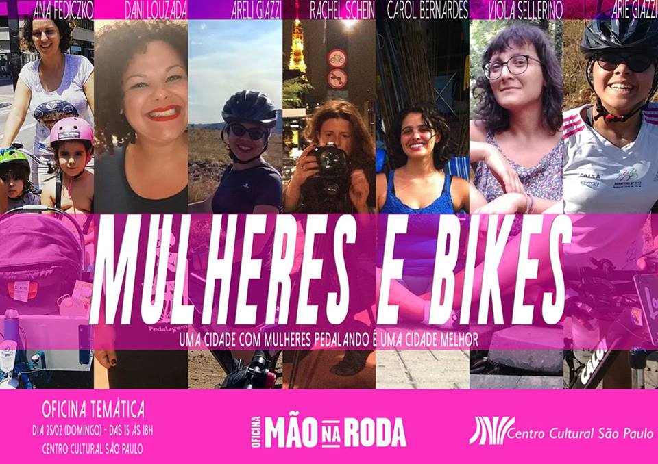 Oficina Mão na Roda promove encontro entre mulheres ciclistas/ © Divulgação
